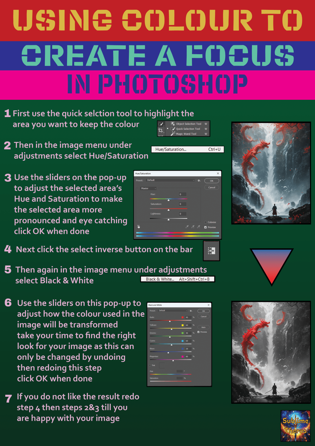 Photoshop Task: How to Photoshop&nbsp;Poster